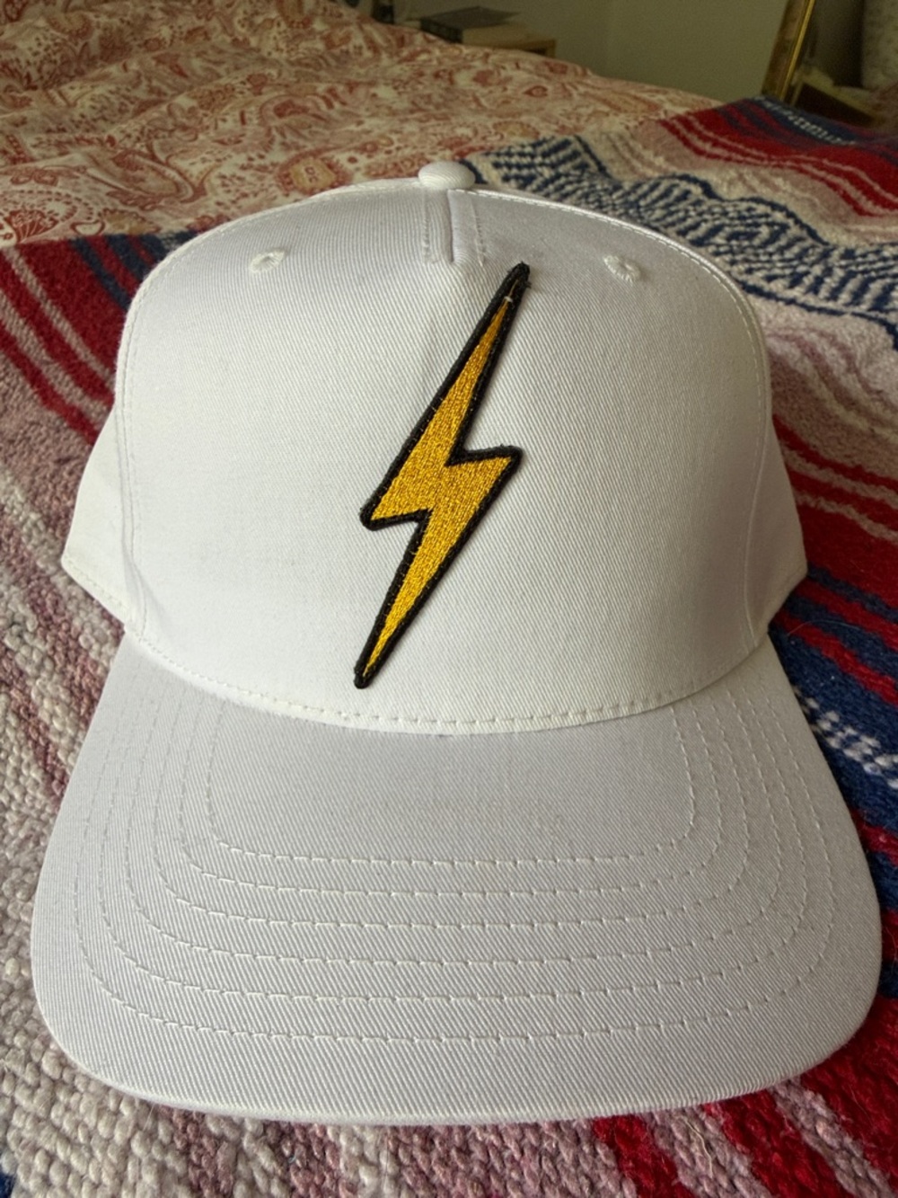 Aviator Nation Hat with Yellow Lightning Bolt